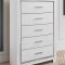 Altyra Bedroom 5Pc Set B2640 in White by Ashley w/Storage Bed