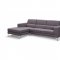 Sydney Sectional Sofa in Gray Faux Leather by Whiteline