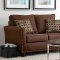 3052 Sofa in Brown Chenille Fabric w/Options