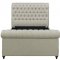 Gresham Upholstered Bed 300652 in Beige Fabric by Coaster