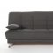 Vegas Rainbow Dark Gray Sofa Bed in Fabric by Mondi