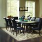 Weber 107281 Dining Table in Smokey Black - Coaster w/Options