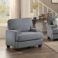 Kenner Sofa 8245GY in Grey Fabric by Homelegance w/Options