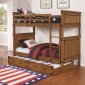 Coronado Bunk Bed 460116 in Rustic Honey by Coaster w/Options