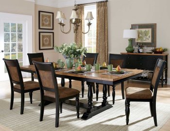 Grisoni 2609-96 Dining Table by Homelegance w/Options [HEDS-2609-96 Grisoni]