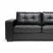 Whitney Sofa Set Black Bonded Leather by Wholesale Interiors