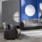 Luna Fulya Gray Sofa Bed by Bellona w/Options