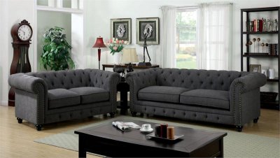 Stanford Sofa CM6269GY in Gray Fabric w/Options