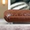 2505 Sofa in Brown Leather by ESF w/Optional Loveset & Chair