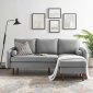 Revive Sectional Sofa in Light Gray Fabric by Modway