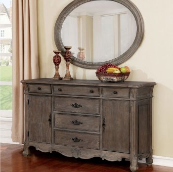 Charmaine Server CM3856SV in Antique Brushed Gray w/Options [FABU-CM3856SV-Charmaine]