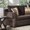 Julian Sofa SM4019 in Chocolate Chenille Fabric w/Options