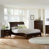 2217 Starling Bedroom by Homelegance in Dark Cherry w/Options