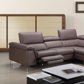 Anastasia Sectional Sofa in Premium Leather by J&M