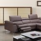 Anastasia Sectional Sofa in Premium Leather by J&M