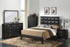 Carolina Bedroom 5Pc Set in Black by Global w/Options