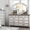 Hesperia 5Pc Bedroom Set CM7441 in Antique White w/Options