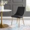 Viscount Dining Chair Set of 2 in Black Velvet by Modway