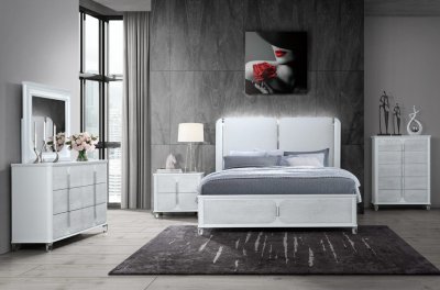 Apollo Bedroom in Gray by Global w/Options