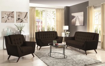 Baby Natalia Sofa Set in Black 511034 by Coaster w/Options [CRS-511034 Baby Natalia]