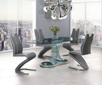 D1713DT Dining Table by Global w/Optional D4127DC Chairs [GFDS-D1713DT-D4127DC]