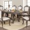 Charmaine Dining Table CM3856T in Antique Brush Gray w/Options