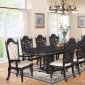 Bethany Dining Table in Black w/Optional Items