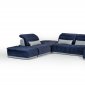 Daiquiri Modular Sectional Sofa in Blue & Grey Fabric by VIG