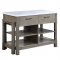 Feivel Kitchen Island w/Pull Out Table DN00307 Rustic Oak - Acme