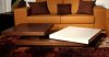 Action Coffee Table by Beverly Hills in Walnut & Hi-Gloss White