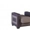 Elit Form Sofa Bed in Brown Fabric by Casamode w/Options