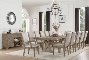 Rocky Dining Table 72860 in Gray Oak by Acme w/Options [AMDS-72860-Rocky]