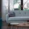 Nora Zigana Light Blue Sofa Bed in Fabric by Istikbal w/Options