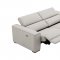 Picasso Power Motion Sofa Silver Gray Leather by J&M w/Options