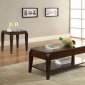 Docila Coffee Table 3Pc Set 80660 in Warm Walnut by Acme