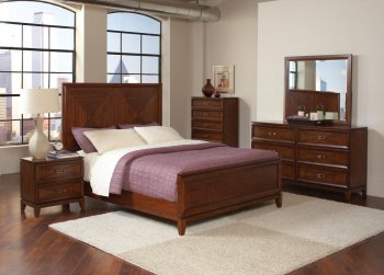 202691 Katharine Bedroom by Coaster in Cherry w/Options [CRBS-202691 Katharine]