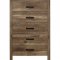 Mandan 5Pc Bedroom Set 1910 in Weathered Pine by Homelegance