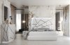 Gio Bedroom in White by ESF w/Options