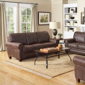 Bentley Sofa & Loveseat Set Brown Microfiber 504201 by Coaster