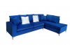 LCL-019 Sectional Sofa in Blue Velvet