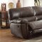 Blythe II Motion Sectional Sofa 9606AH-WD by Homelegance