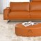 531 Sofa in Orange Leather by ESF w/Options