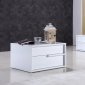 Dolce Set of 2 Nightstands in High Gloss White by Casabianca