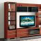 AV280-81 TV Stand in Cherry Matte by Pantek w/Optional Items