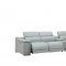 Hartley Power Motion Sofa Light Gray by Beverly Hills w/Options