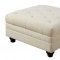 Stanford II Sectional Sofa CM6270IV in Ivory Fabric w/Options