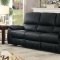 Greeley Motion Sofa 8325BLK in Black by Homelegance w/Options