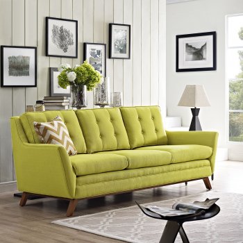 Beguile EEI-1800 Sofa in Wheatgrass Fabric by Modway w/Options [MWS-EEI-1800-WHE-Beguile]