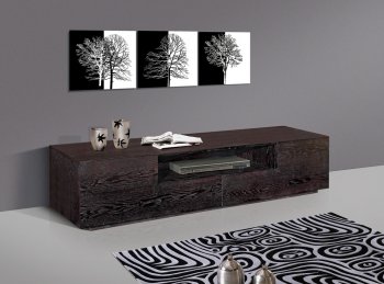 Wenge Finish Modern Elegant Entertainment TV Center [EFTV-601-Wenge]