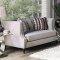 Tegan Sofa SM2218 in Gray Microfiber w/Options